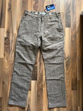 Pantaloni originali Penfield Millwood Pants marrone tweed lana poliestere misto autunno