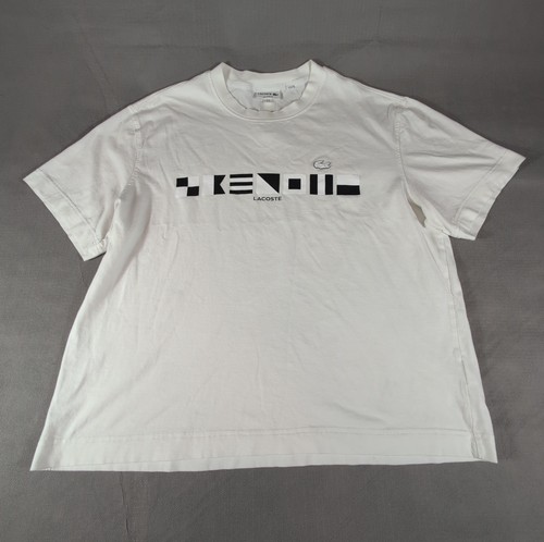 Lacoste relaxed fit white - lacoste,