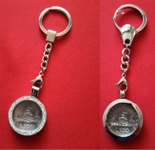 MONETA 500 CARAVELLE ANNI CONIO VARI PENDENTE PORTACHIAVI  GIOIELLO ORIGINALE