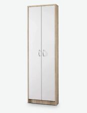 Armadio da ingresso RODOLFO a 2 ante e 4 ripiani, in laminato. LAP 55x190x25 cm