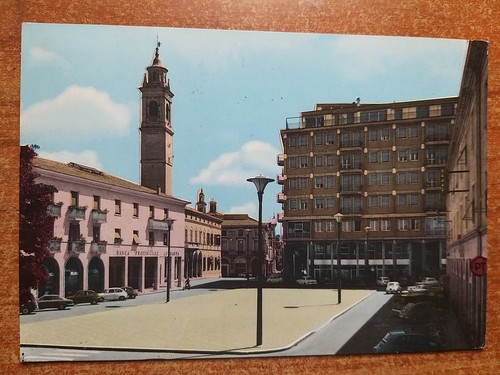 Viadana piazza - (mantova).,