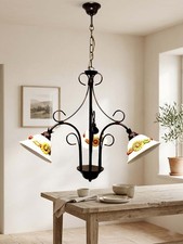 Lampadario classico in ferro