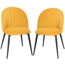 HOMCOM Set di 2 Sedie da