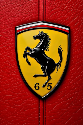 Poster métal écusson - poster, ferrari