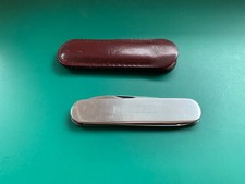 Coltello tascabile vintage Solingen con fodero.