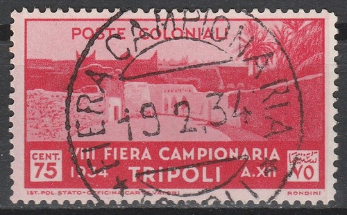 1934 libia 8 fiera di - -, 8^