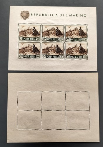 San marino 1951 posta - marino,