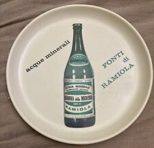 VASSOIO PUBBLICITARIO-ACQUA MINERALE FONTI DI RAMIOLA-MELAMINA-ANNI 70'-VINTAGE