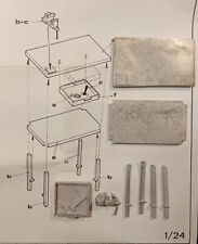 KIT  x  TAVOLO/BANCO da LAVORO DA OFFICINA  SCALA 1/24  DAM1014