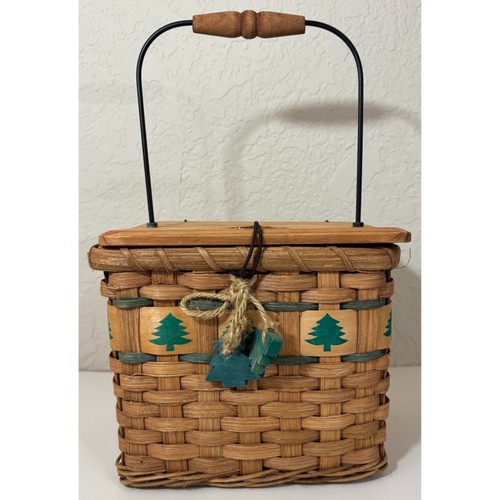 Albero natale cesto vimini - albero,