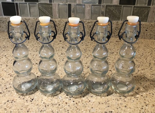 Set rare bottles recycled - set,
