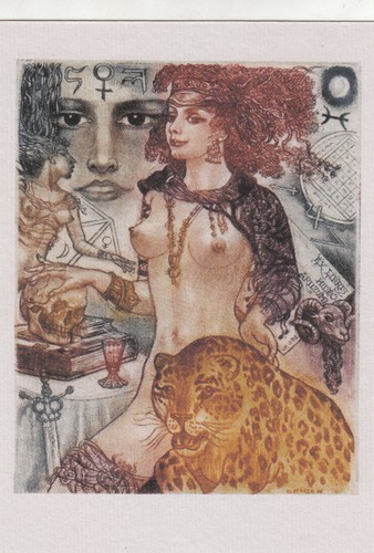 Libris bookplate erotico n - erotico,