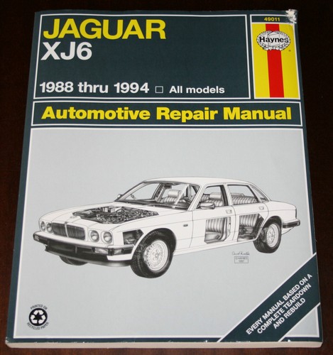 Manuale riparazione jaguar - riparazione, xj6