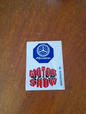 32) Adesivo vintage MOTOR SHOW MACERATA 1999 - ACI Macerata (6 X 8 cm) 