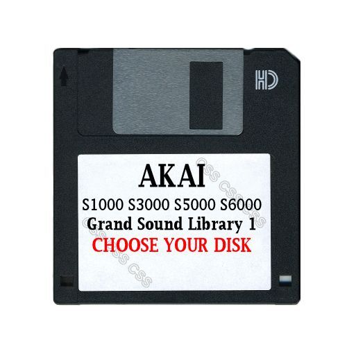 Akai s1000 s5000 floppy disk - s1000,