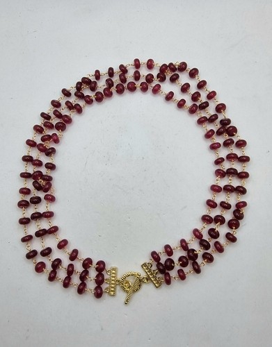 Collana fili in corindone - collana,