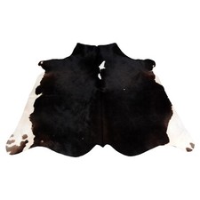 Marrone Scuro Bianco Vero Vacchetta Tappeto Medio Mucca Tappeto Pelle Mucca Skin