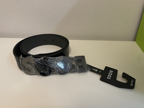 Cintura hugo boss nero - boss, /