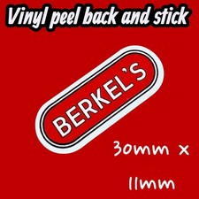Berkel’s Stove Vinyl Sticker