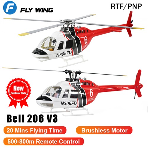 Flywing bell 206 - rc, elicottero