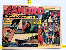 ALBI GRANDI AVVENTURE  66 SANDRO IL MOZZO LIVORNESE  ED. NERBINI 1935 RISTAMPA