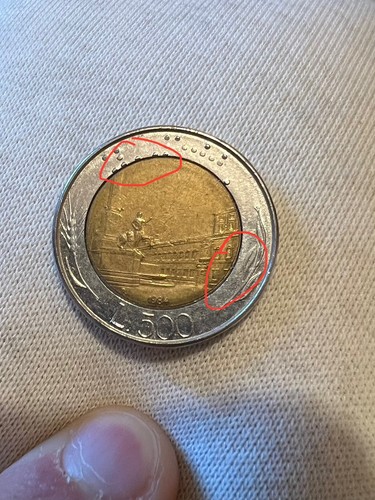 Moneta 500 lire - 1984, rara