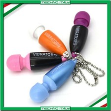 ✅ MINI VIBRATORE VAGINALE ANALE STIMOLA CLITORIDE PORTACHIAVI TASCABILE SEXY ✅