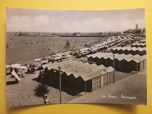 Fano spiaggia - fano, (pesaro).