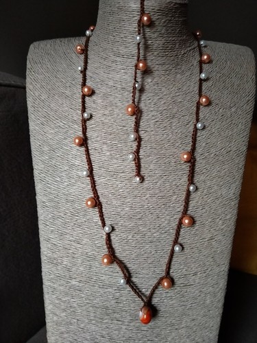 Collana bracciale fatti a - e,