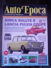 AUTO D'EPOCA N.11 - 2010 -
