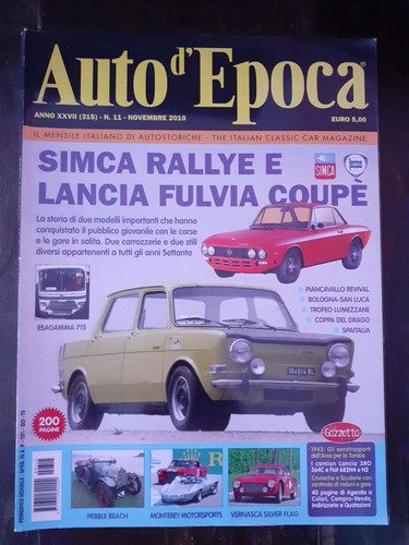 Auto epoca 2010 - d'epoca,
