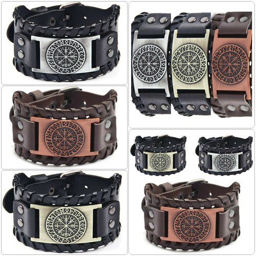 Bracciale pelle vichinga