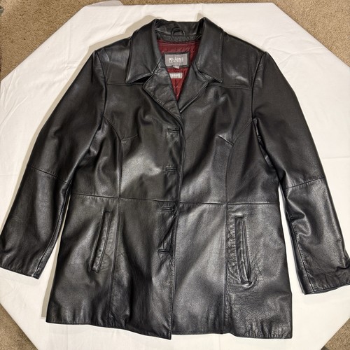 Wilsons giacca pelle nera - wilsons, di