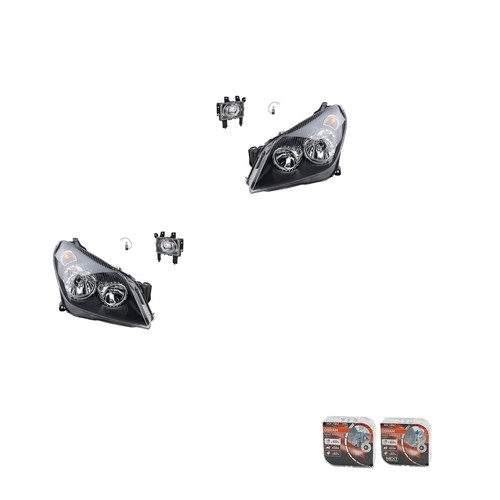Set fari osram night - +,