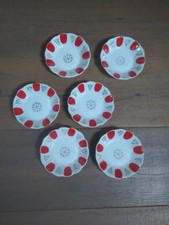 Turchia. Lotto 6 piattini in ceramica