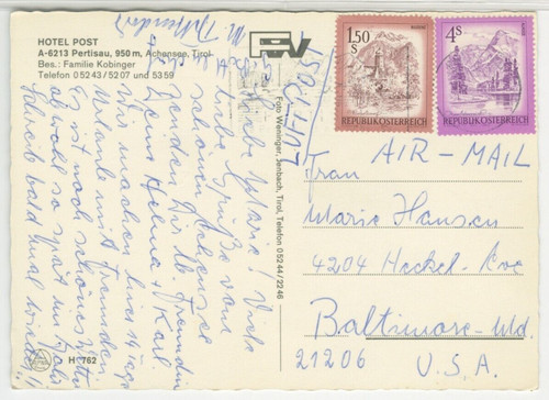 Storia postale austria a - storia,