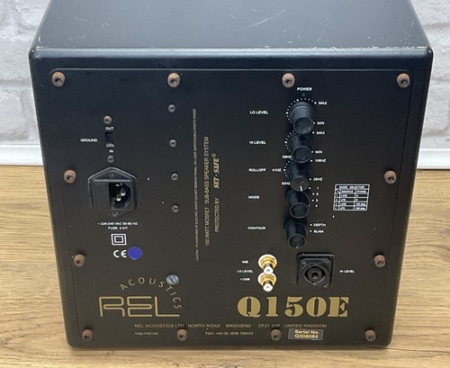 Rel acoustics q150e subwoofer - acoustics,