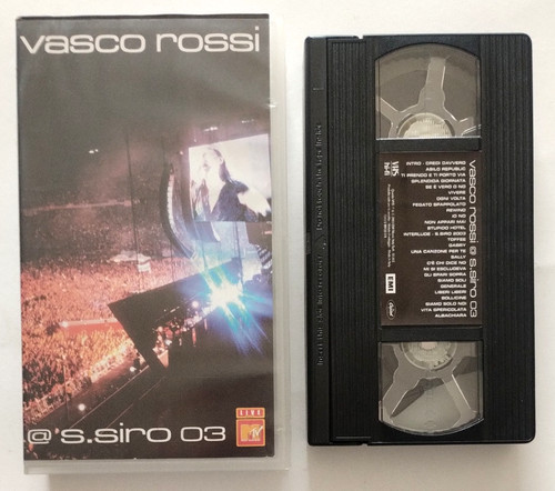 Vhs vasco rossi siro - vhs, @