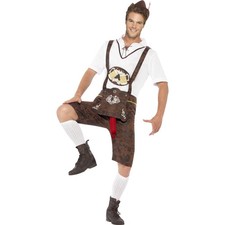 Lederhosen mit Bratwurst Bayrische Lederhose Trachtenhose Oktoberfest Tracht