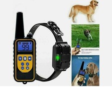 COLLARE 800M IMPERMEABILE TELECOMANDO CANI SCOSSA ELETTRICO ADDESTRAMENTO LCD
