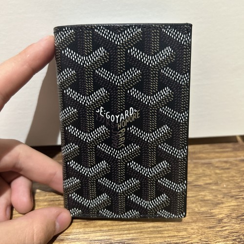 Goyard wallet black - goyard,