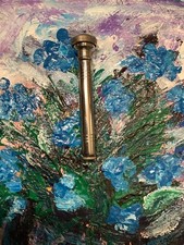 Aspersorio in acciaio piccolo da viaggio cm 12