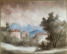 Leonardo De Magistris, opera unica, olio su tela, 30x24cm, con autentica 