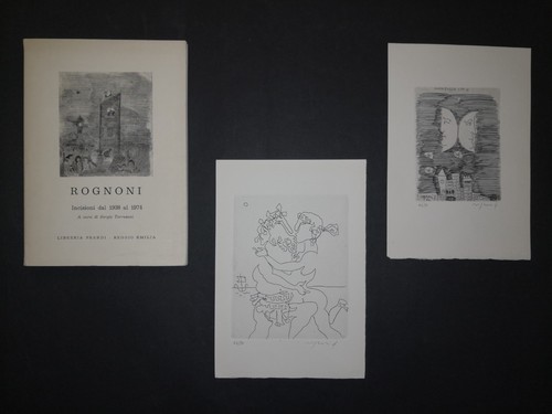 Due litografie franco rognoni - due,