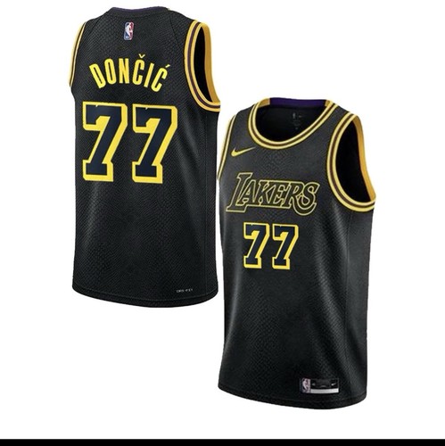 Lakers maglia uomo nera - la,