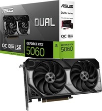 Asus Dual GeForce RTX 5060 OC Edition Scheda Video NVIDIA PC Gaming 8GB GDDR7
