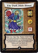The Dark Moto Sensei - Fire & Shadow - Legend of the Five Rings CCG