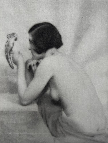 Nude study with - parrot, 1930