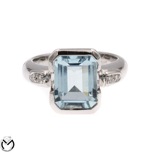 Anello oro bianco kt - in,