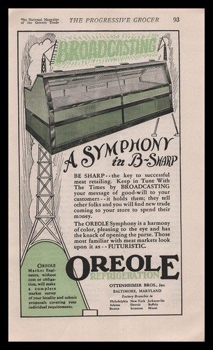 1929 oreole refrigerazione - 1929,